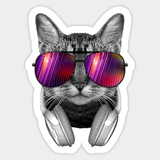 Sunglasses Cat Sticker